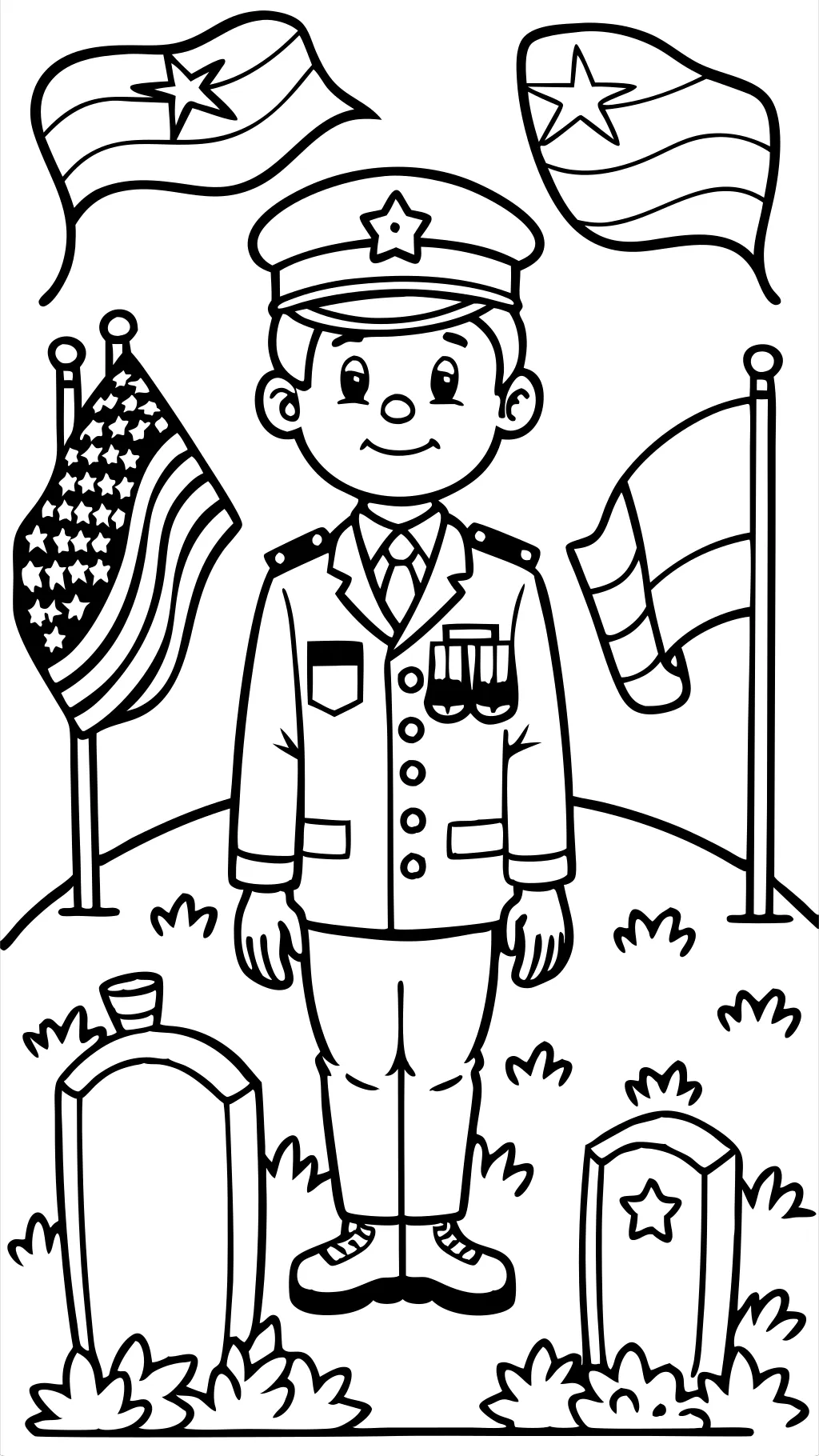 coloring pages veterans day